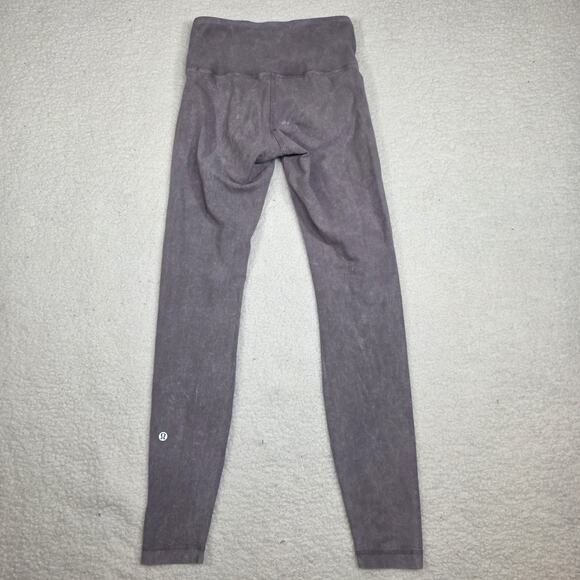 Lululemon Women's 6 Morning Light High-Rise Tight Washed Frosted Mulberry Sporty - Picture 4 of 8